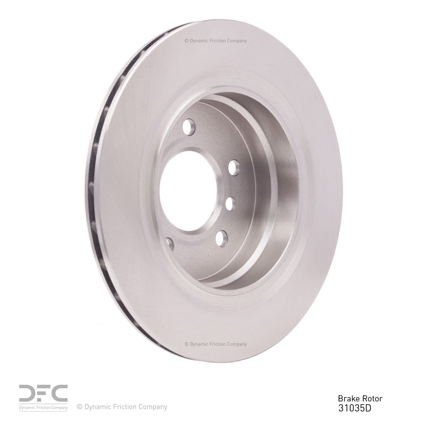 Dynamic Friction Company Disc Brake Rotor 600-31035D