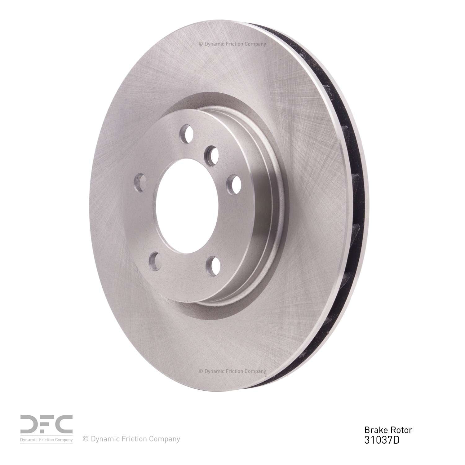 Dynamic Friction Company Disc Brake Rotor 600-31037D