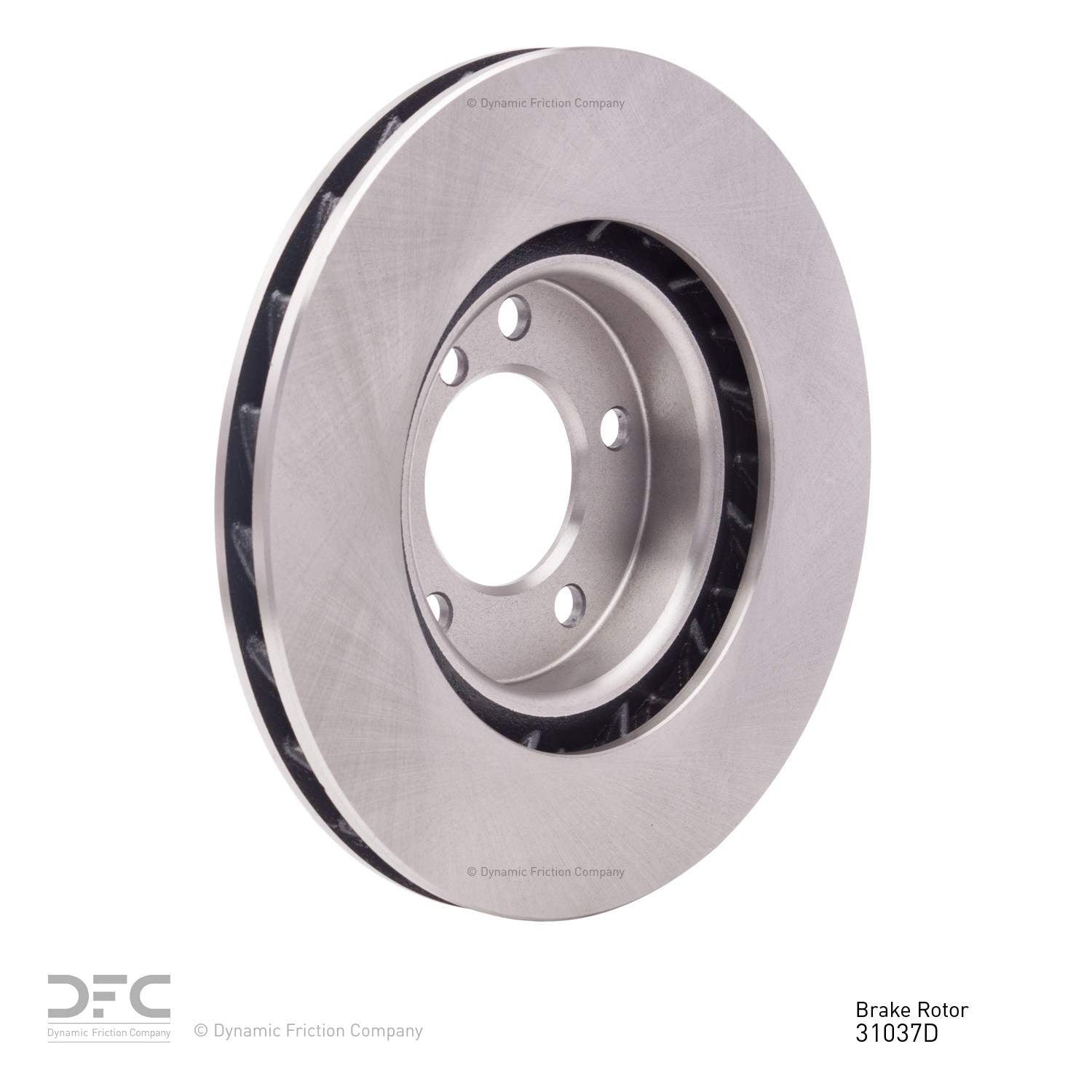 Dynamic Friction Company Disc Brake Rotor 600-31037D