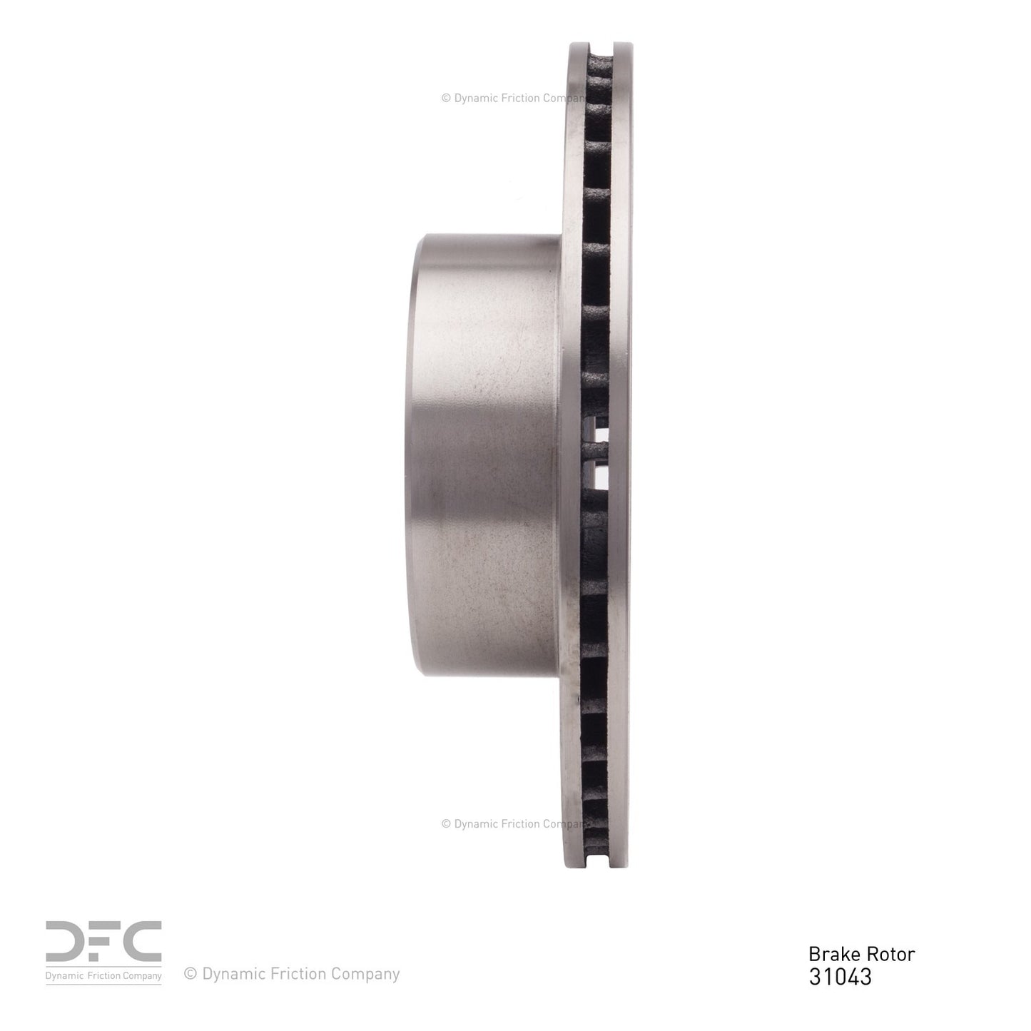 Dynamic Friction Company Disc Brake Rotor 600-31043