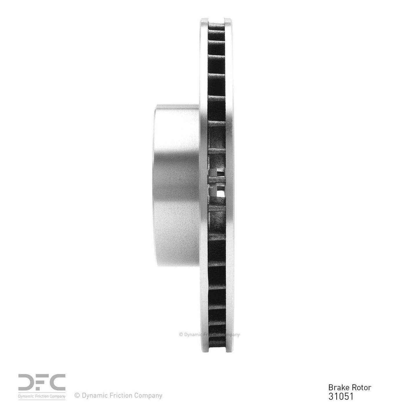 Dynamic Friction Company Disc Brake Rotor 600-31051