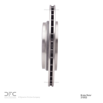 Dynamic Friction Company Disc Brake Rotor 600-31053