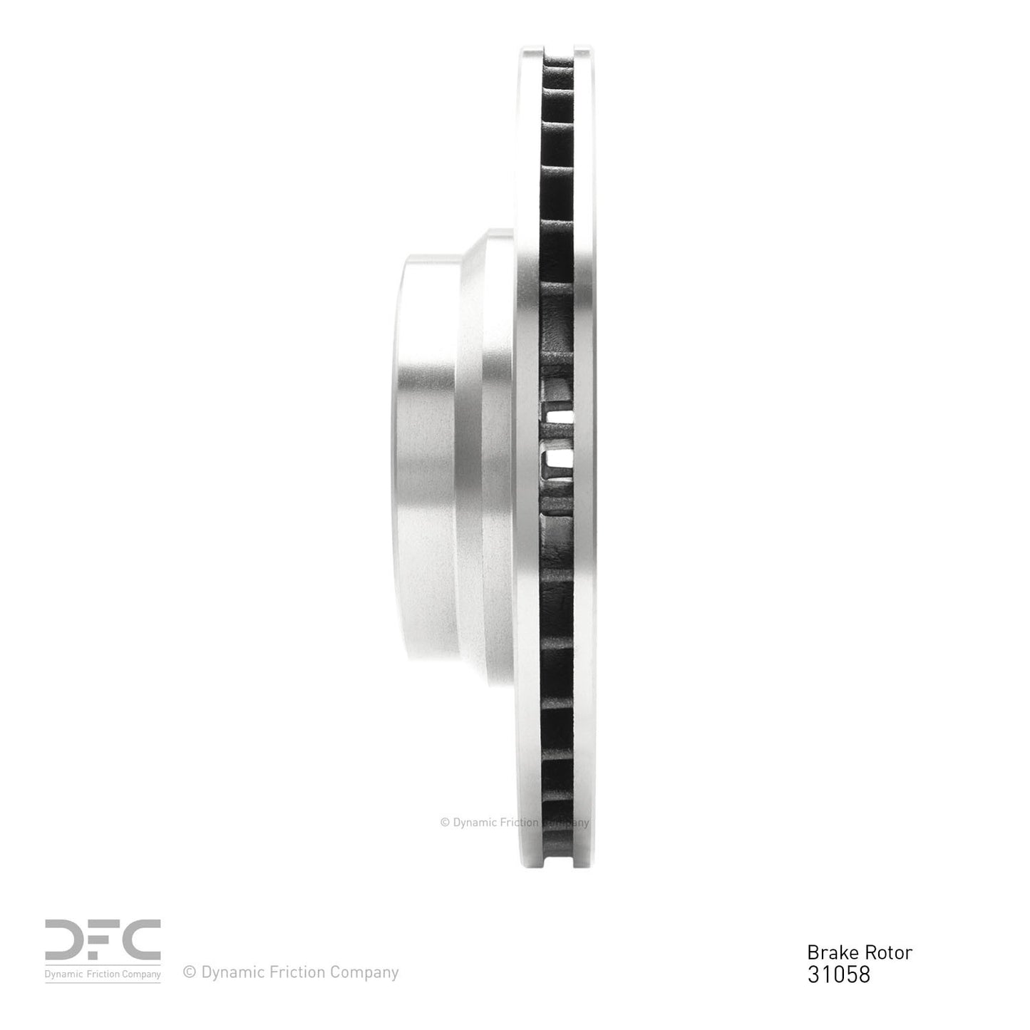 Dynamic Friction Company Disc Brake Rotor 600-31058