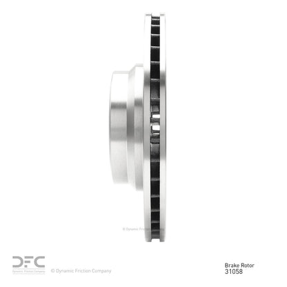 Dynamic Friction Company Disc Brake Rotor 600-31058