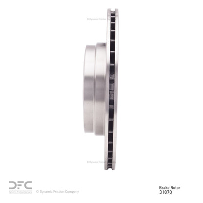 Dynamic Friction Company Disc Brake Rotor 600-31070