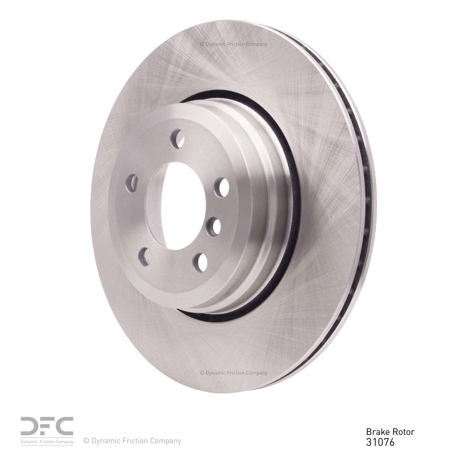 Dynamic Friction Company Disc Brake Rotor 600-31076