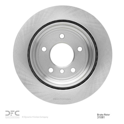 Dynamic Friction Company Disc Brake Rotor 600-31081