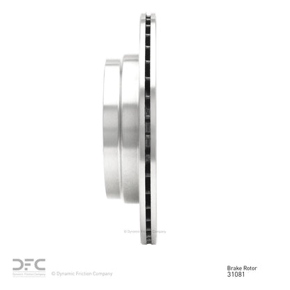 Dynamic Friction Company Disc Brake Rotor 600-31081