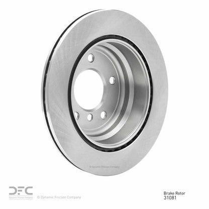 Dynamic Friction Company Disc Brake Rotor 600-31081
