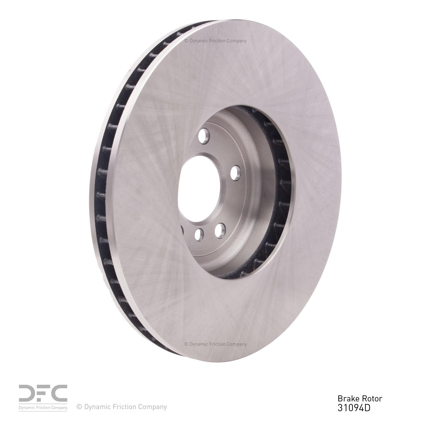 Dynamic Friction Company Disc Brake Rotor 600-31094D