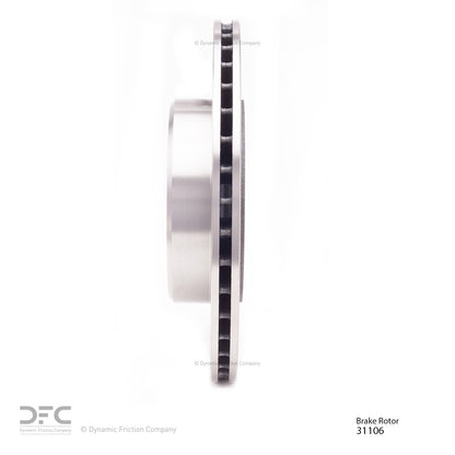 Dynamic Friction Company Disc Brake Rotor 600-31106