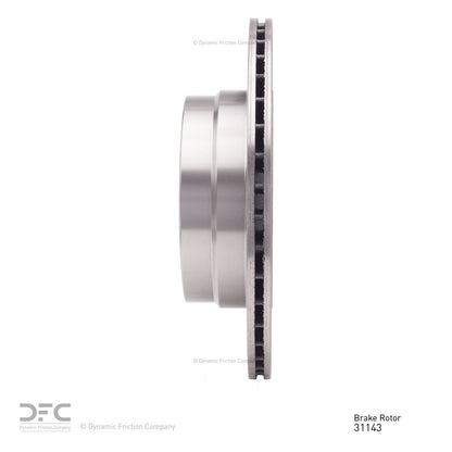 Dynamic Friction Company Disc Brake Rotor 600-31143