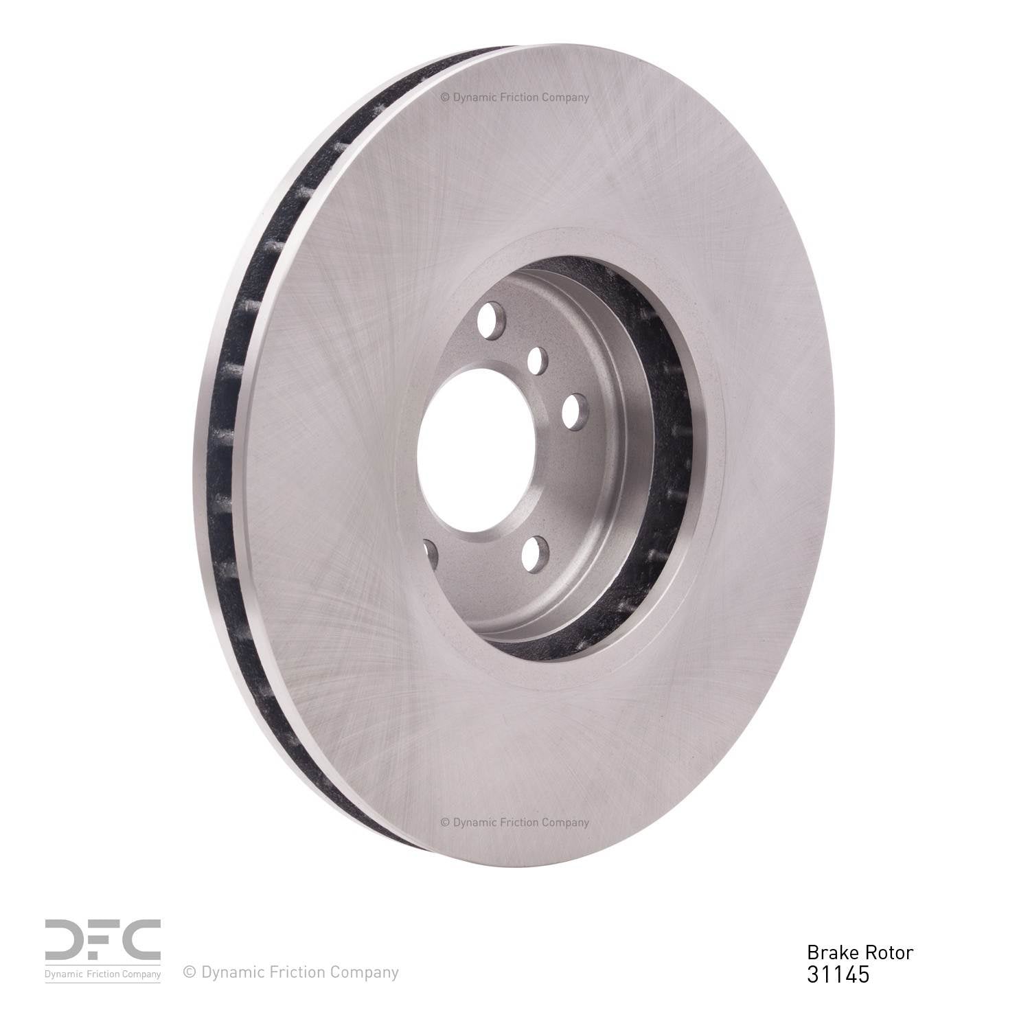 Dynamic Friction Company Disc Brake Rotor 600-31145