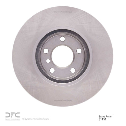 Dynamic Friction Company Disc Brake Rotor 600-31151