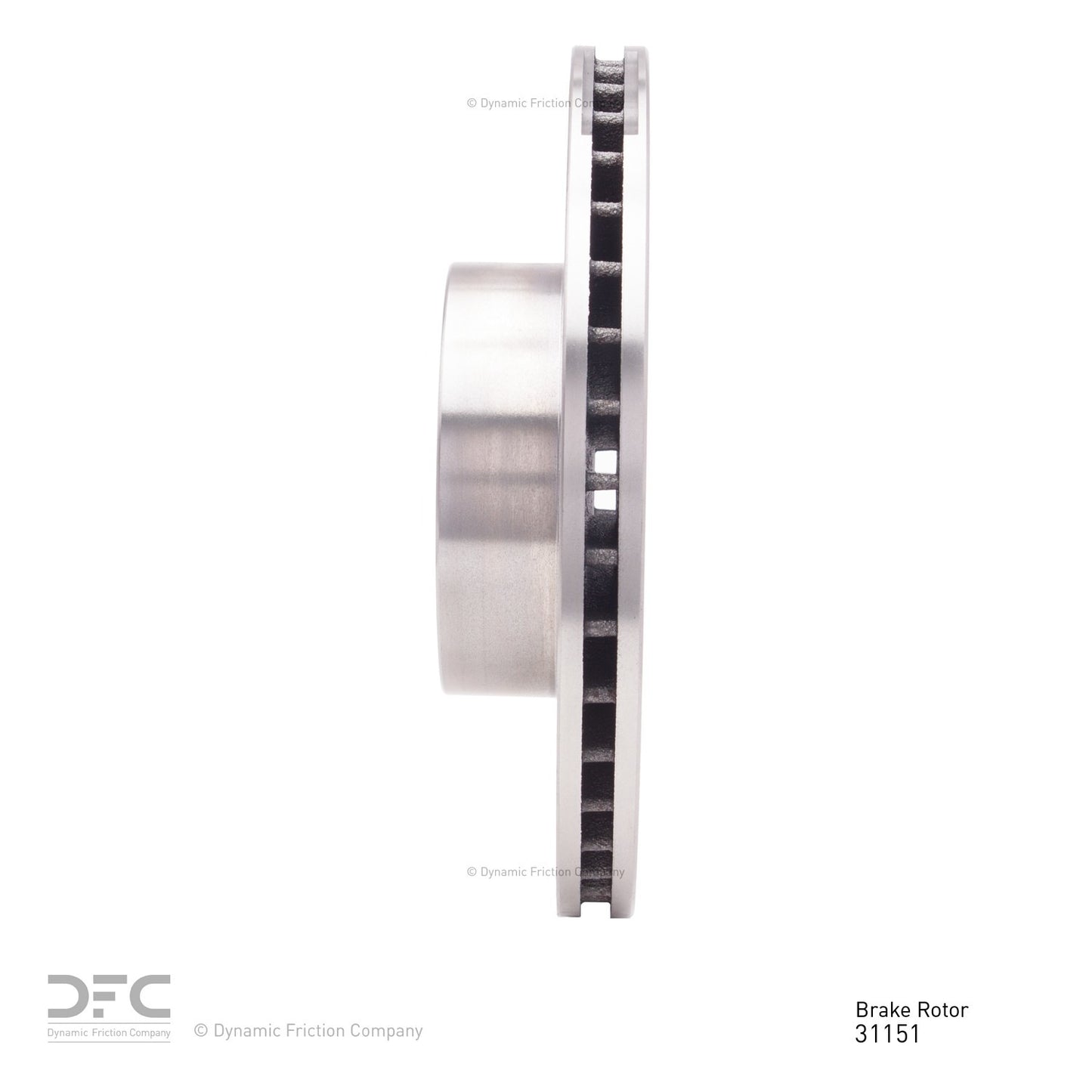 Dynamic Friction Company Disc Brake Rotor 600-31151
