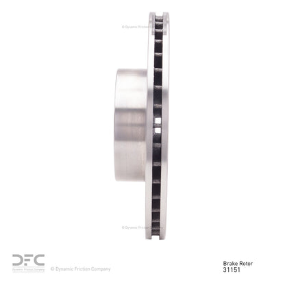 Dynamic Friction Company Disc Brake Rotor 600-31151