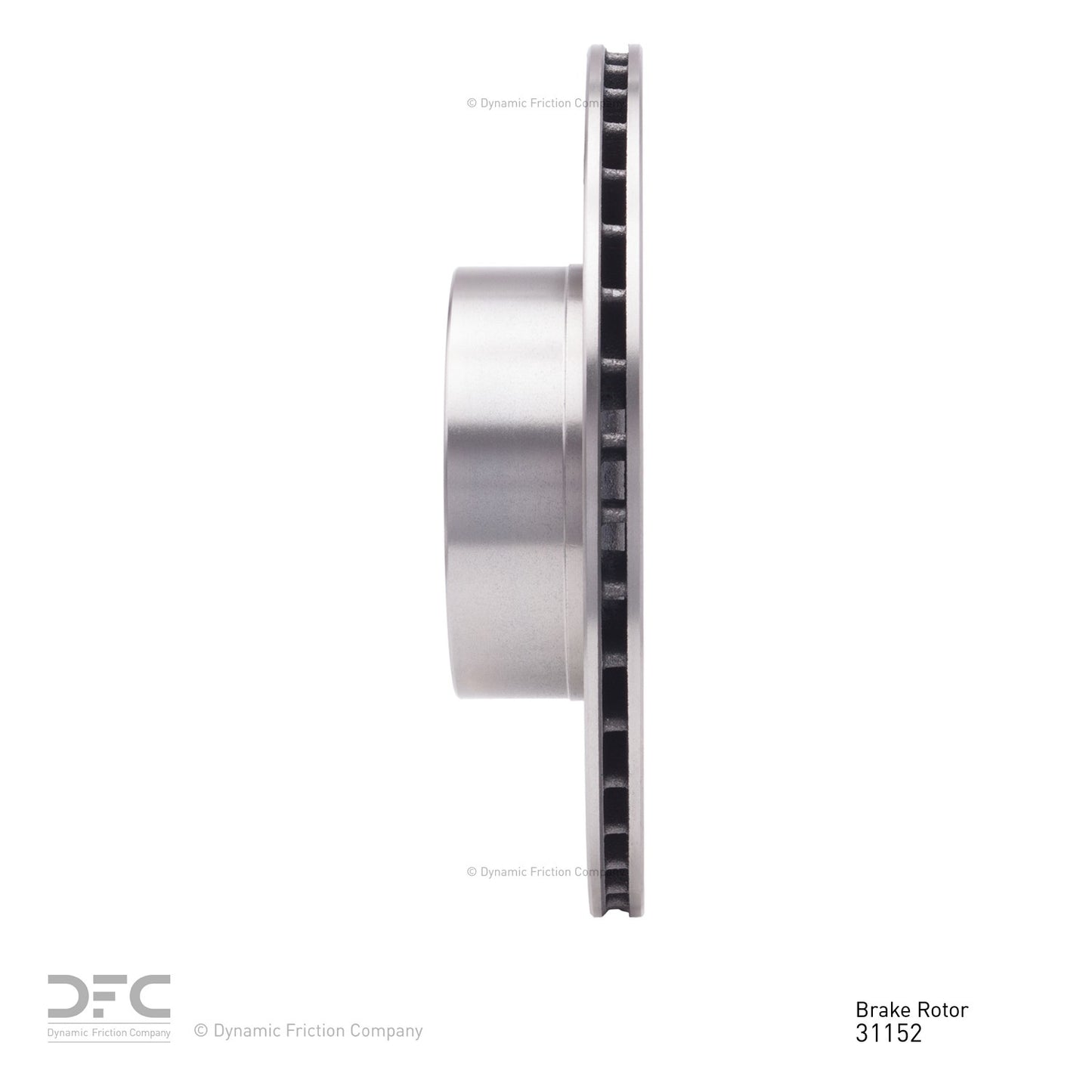 Dynamic Friction Company Disc Brake Rotor 600-31152