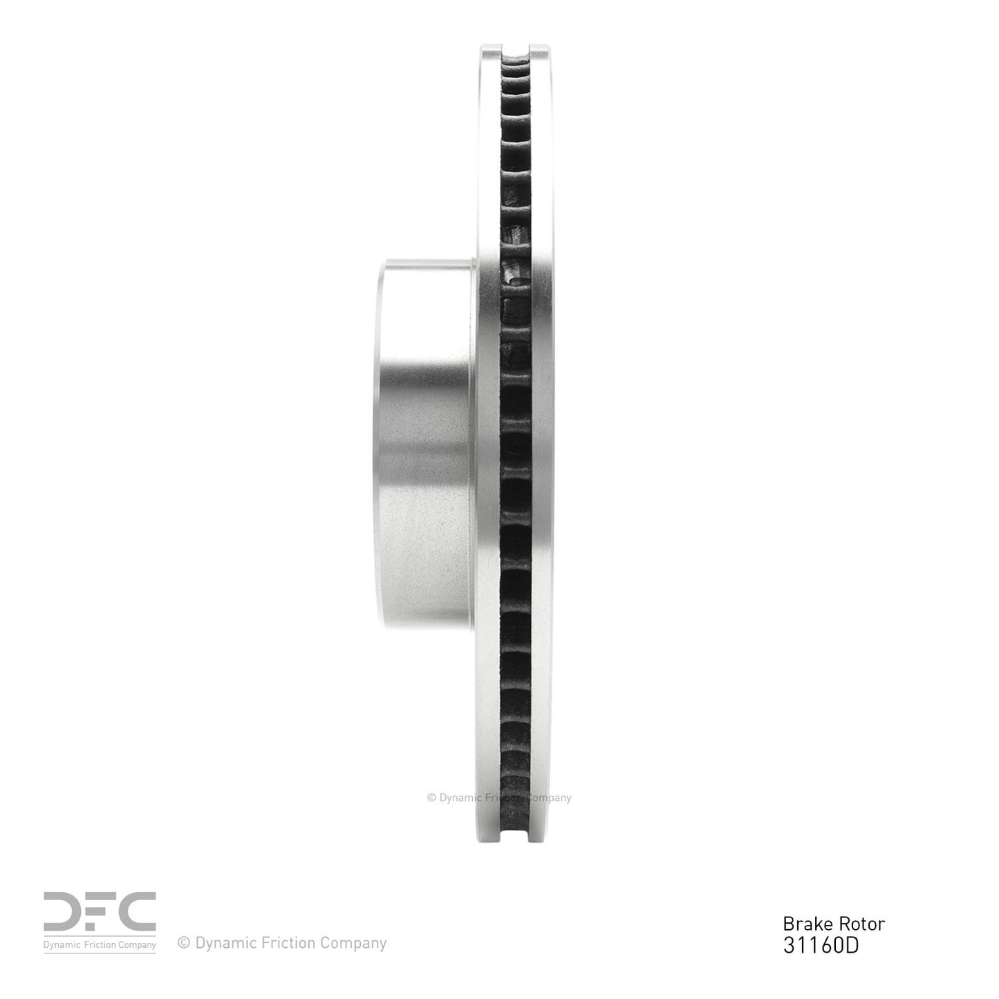 Dynamic Friction Company Disc Brake Rotor 600-31160D