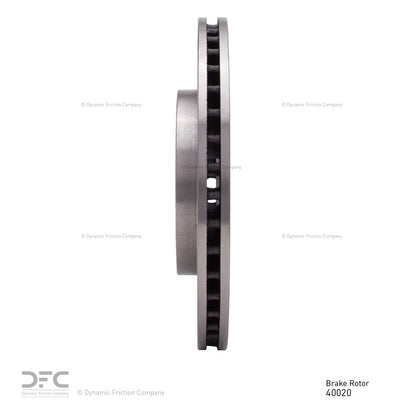 Dynamic Friction Company Disc Brake Rotor 600-40020