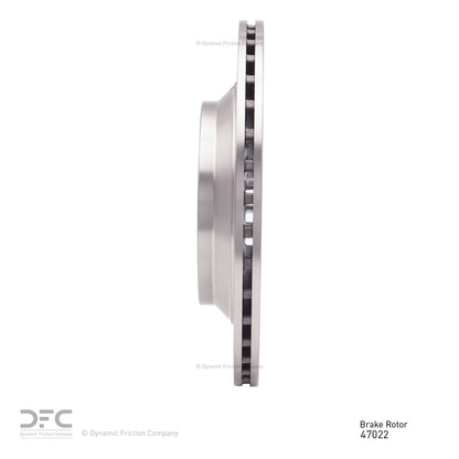 Dynamic Friction Company Disc Brake Rotor 600-47022