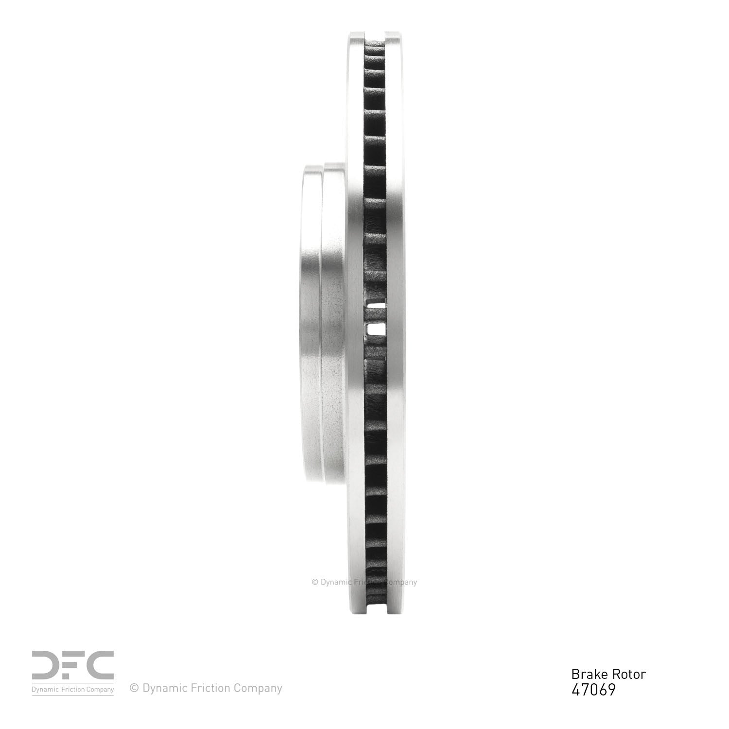 Dynamic Friction Company Disc Brake Rotor 600-47069