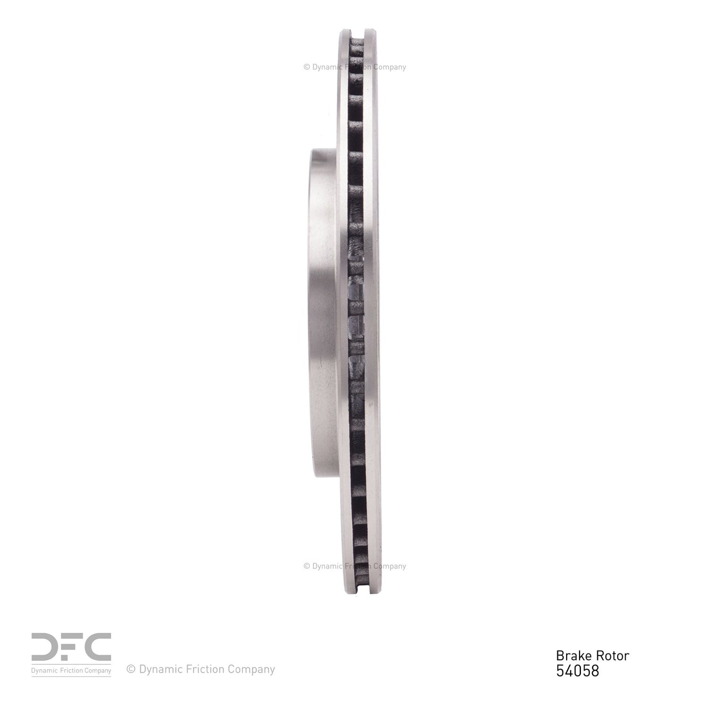 Dynamic Friction Company Disc Brake Rotor 600-54058