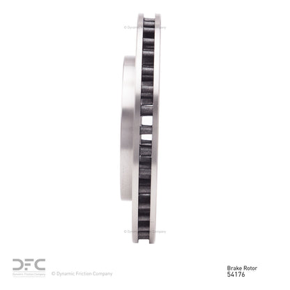 Dynamic Friction Company Disc Brake Rotor 600-54176