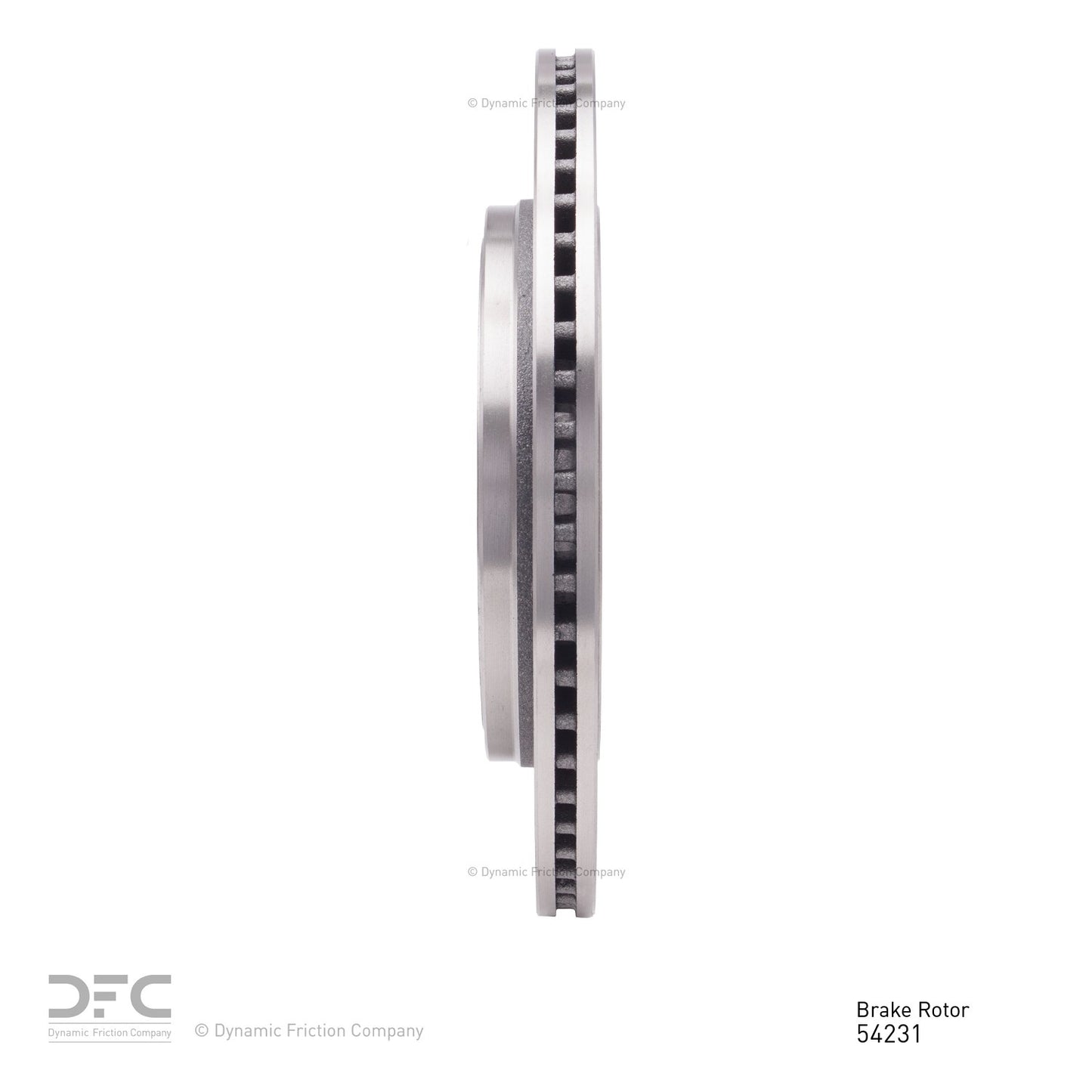 Dynamic Friction Company Disc Brake Rotor 600-54231