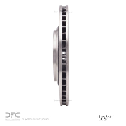 Dynamic Friction Company Disc Brake Rotor 600-58026