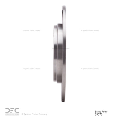 Dynamic Friction Company Disc Brake Rotor 600-59070