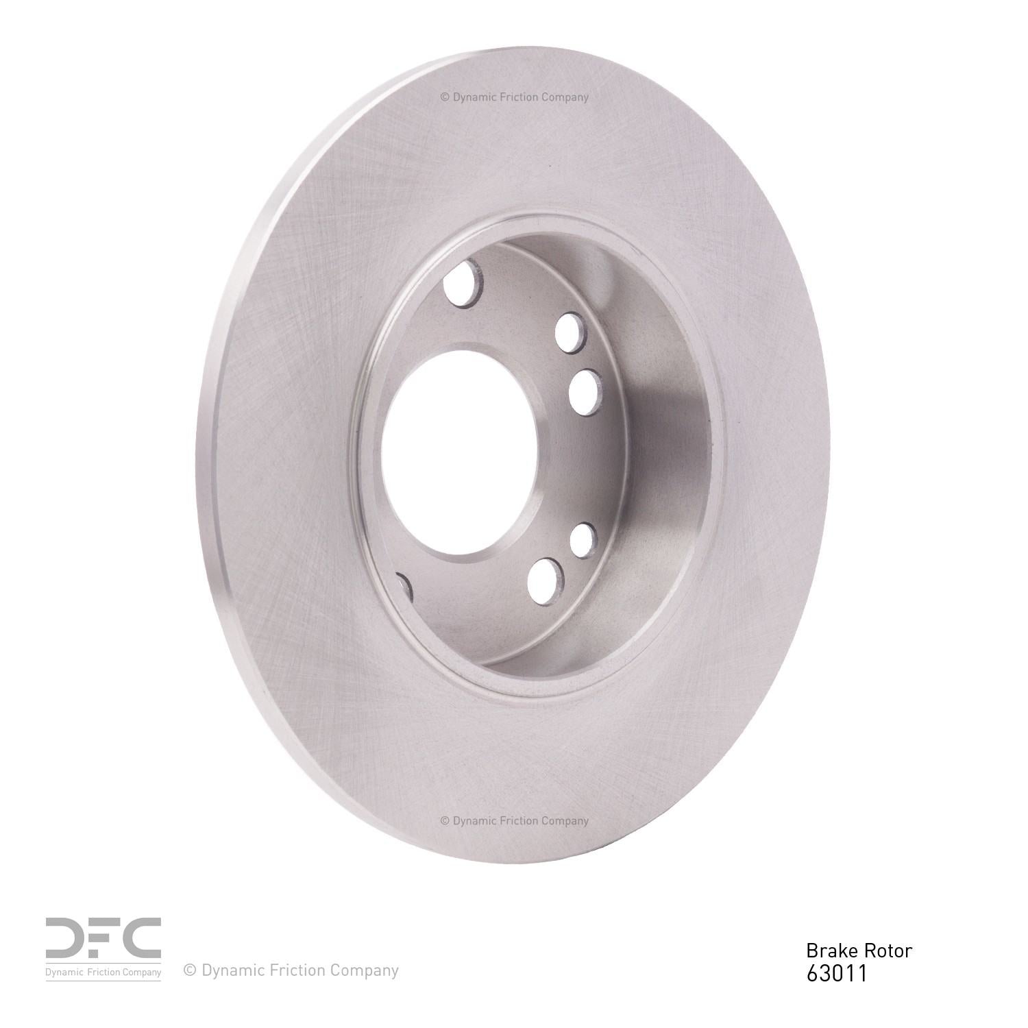 Dynamic Friction Company Disc Brake Rotor 600-63011