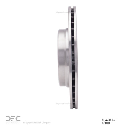 Dynamic Friction Company Disc Brake Rotor 600-63040
