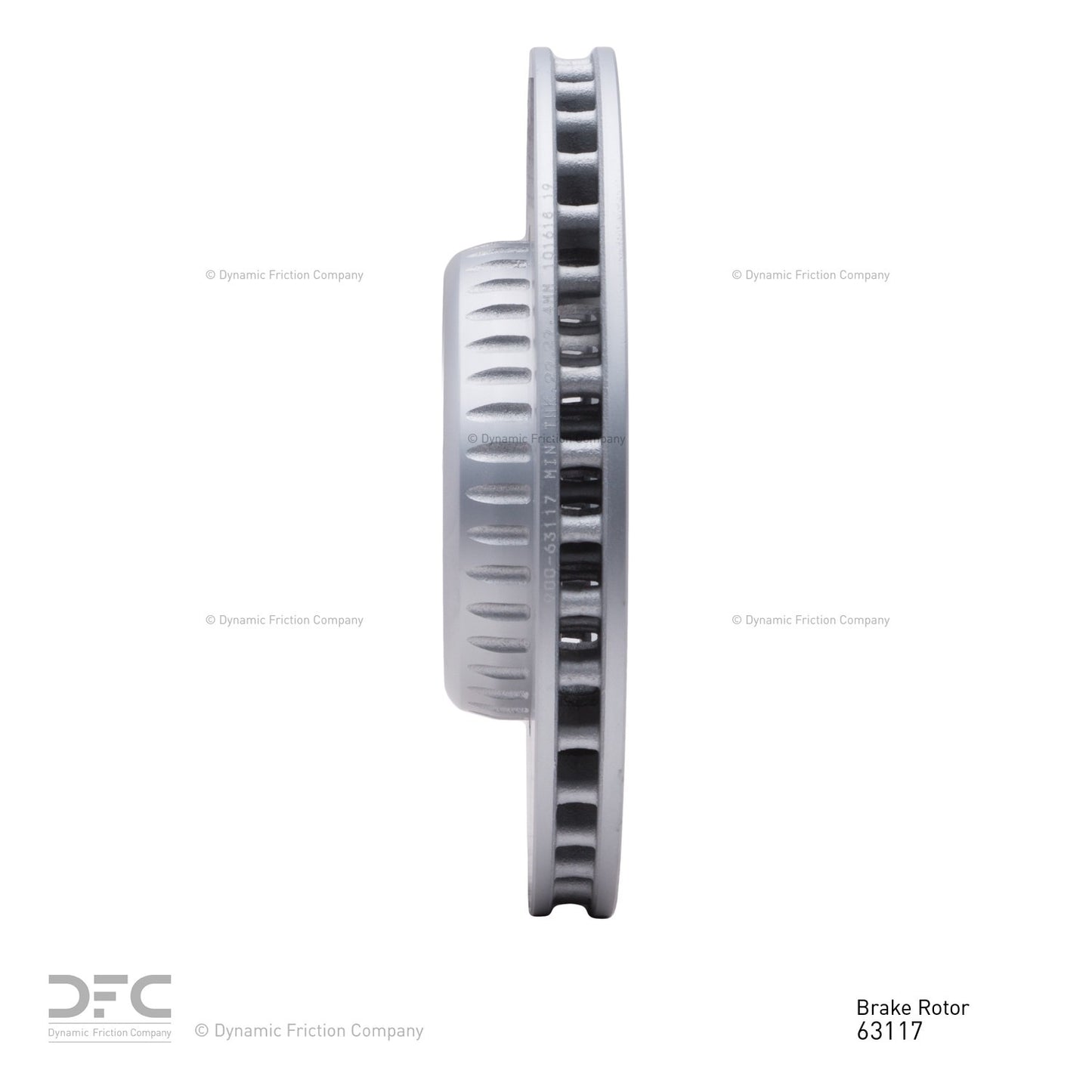 Dynamic Friction Company Disc Brake Rotor 600-63117