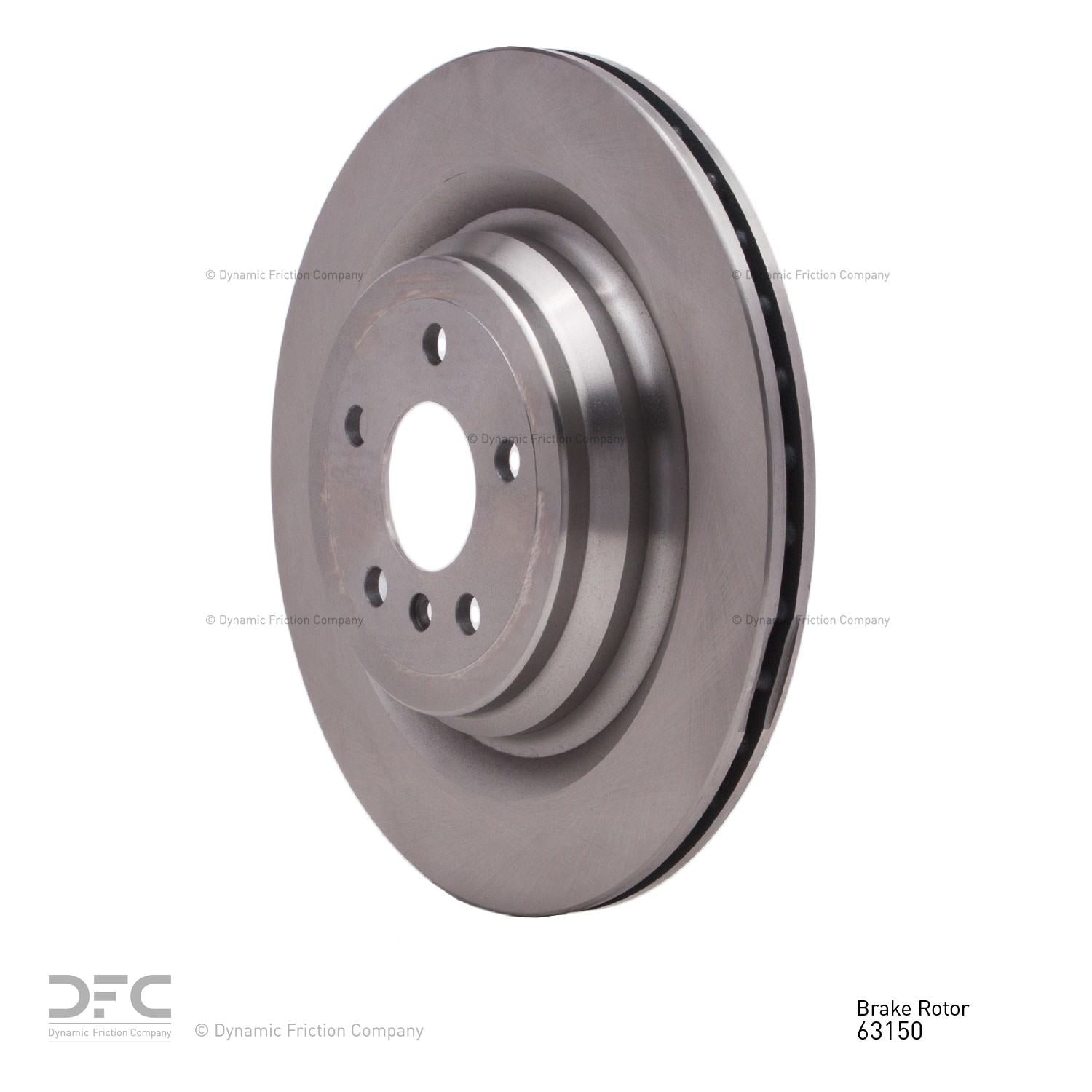 Dynamic Friction Company Disc Brake Rotor 600-63150