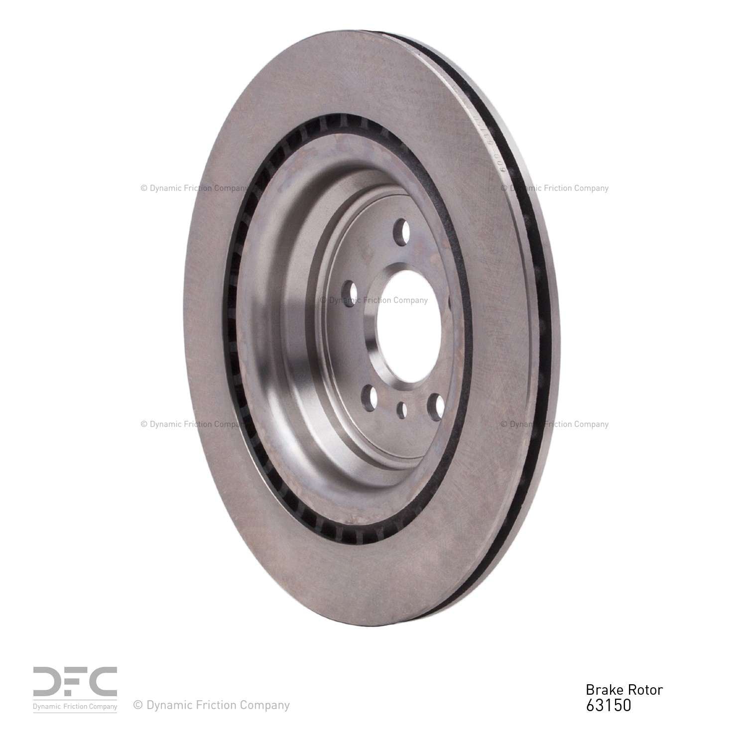 Dynamic Friction Company Disc Brake Rotor 600-63150