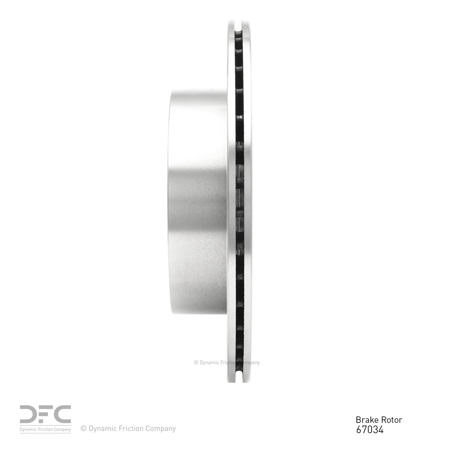 Dynamic Friction Company Disc Brake Rotor 600-67034