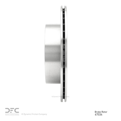 Dynamic Friction Company Disc Brake Rotor 600-67034