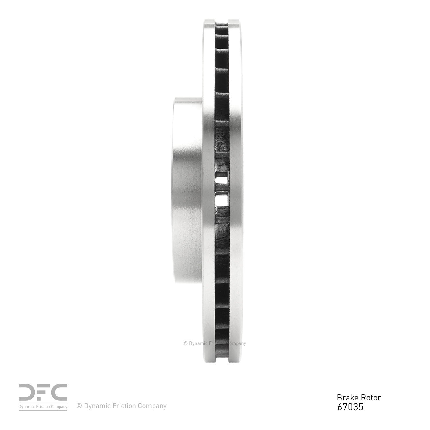 Dynamic Friction Company Disc Brake Rotor 600-67035