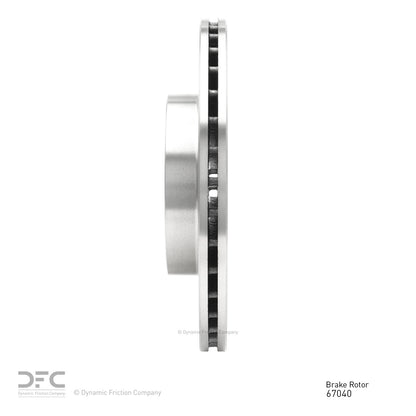 Dynamic Friction Company Disc Brake Rotor 600-67040