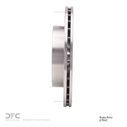 Dynamic Friction Company Disc Brake Rotor 600-67042