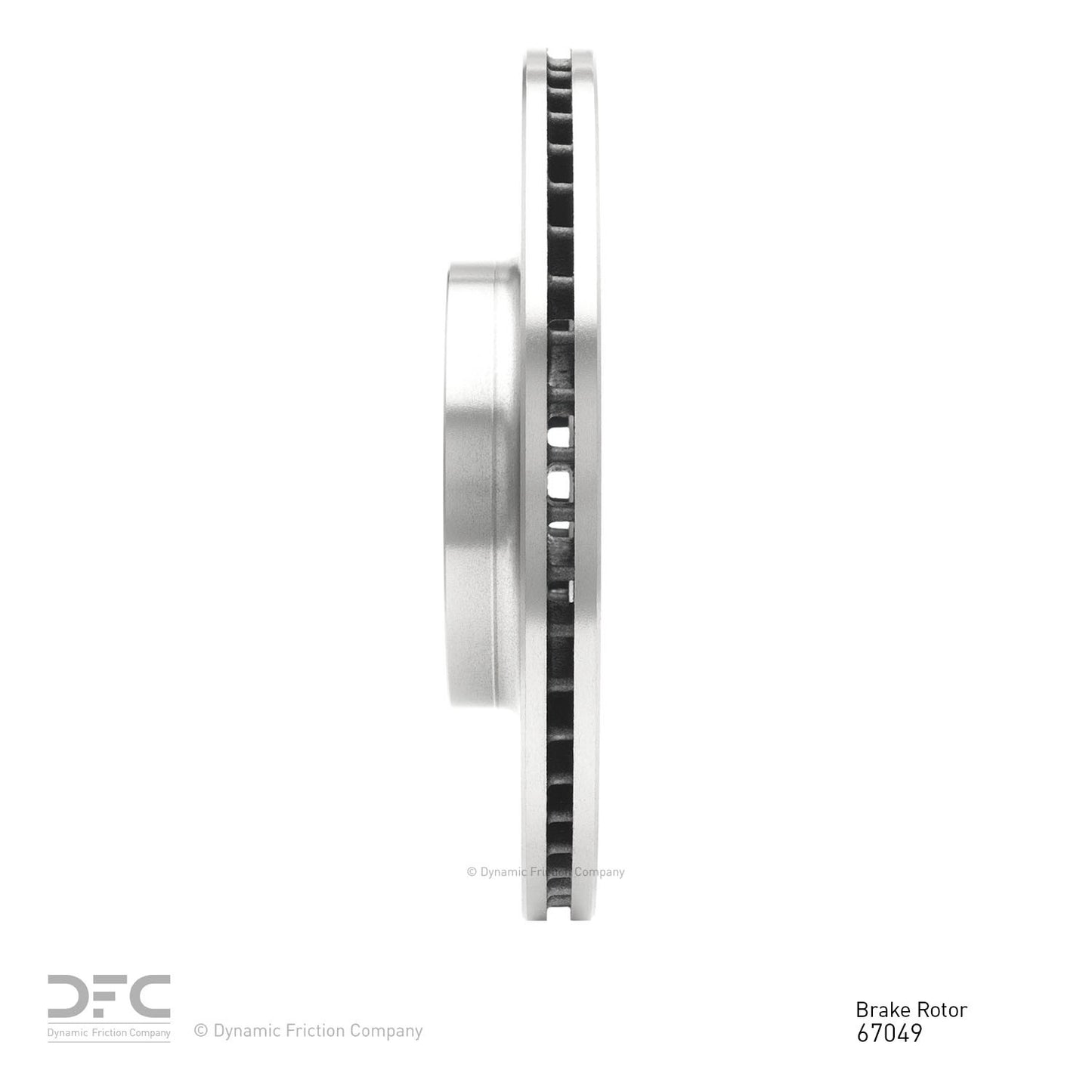 Dynamic Friction Company Disc Brake Rotor 600-67049