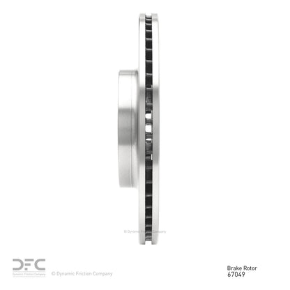 Dynamic Friction Company Disc Brake Rotor 600-67049