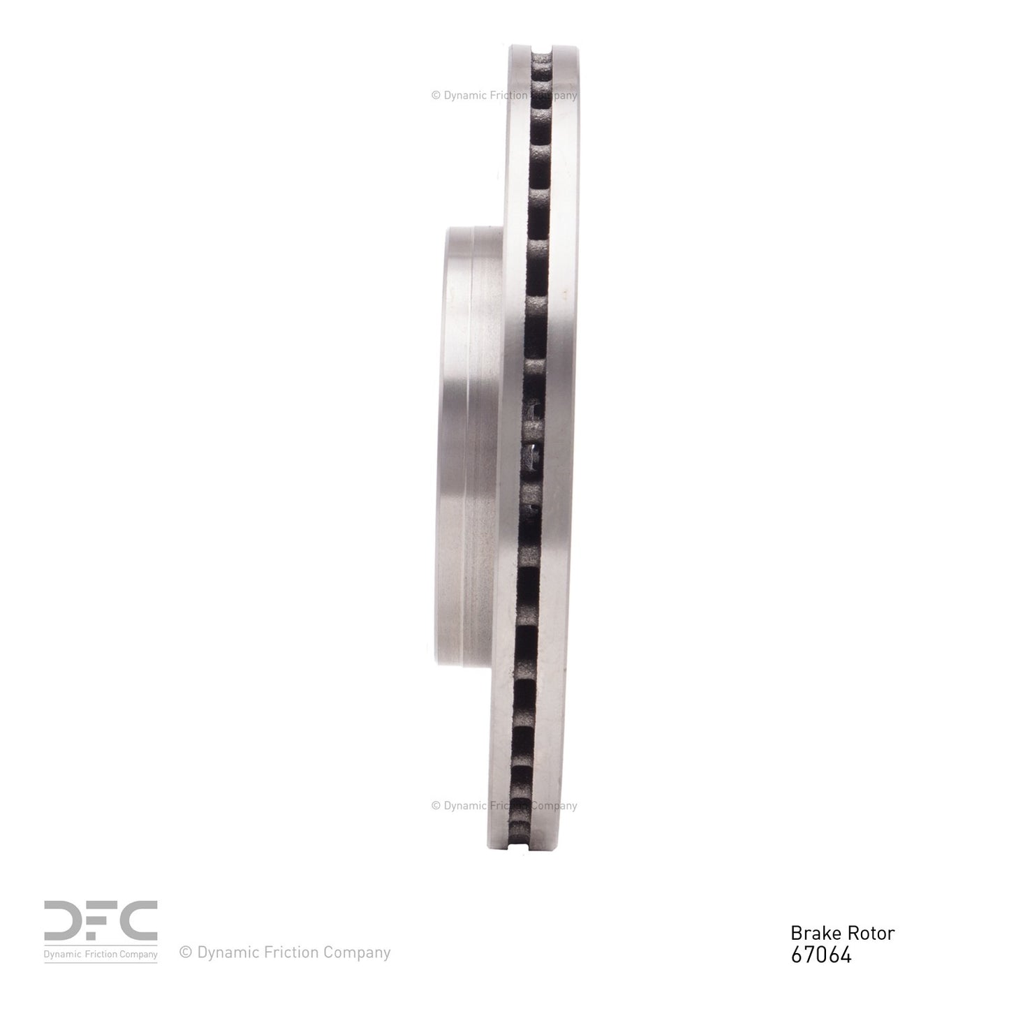 Dynamic Friction Company Disc Brake Rotor 600-67064