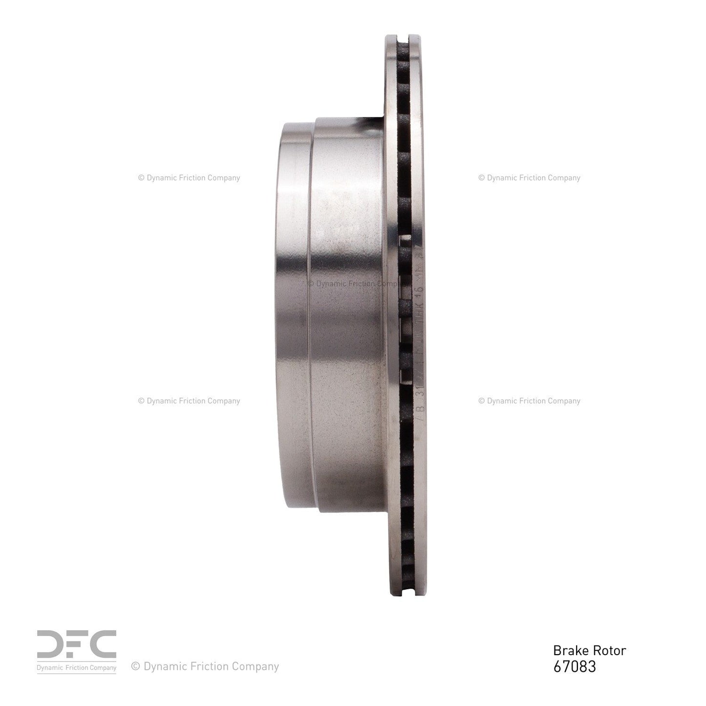 Dynamic Friction Company Disc Brake Rotor 600-67083
