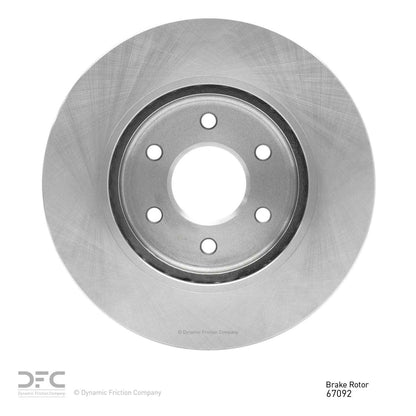 Dynamic Friction Company Disc Brake Rotor 600-67092