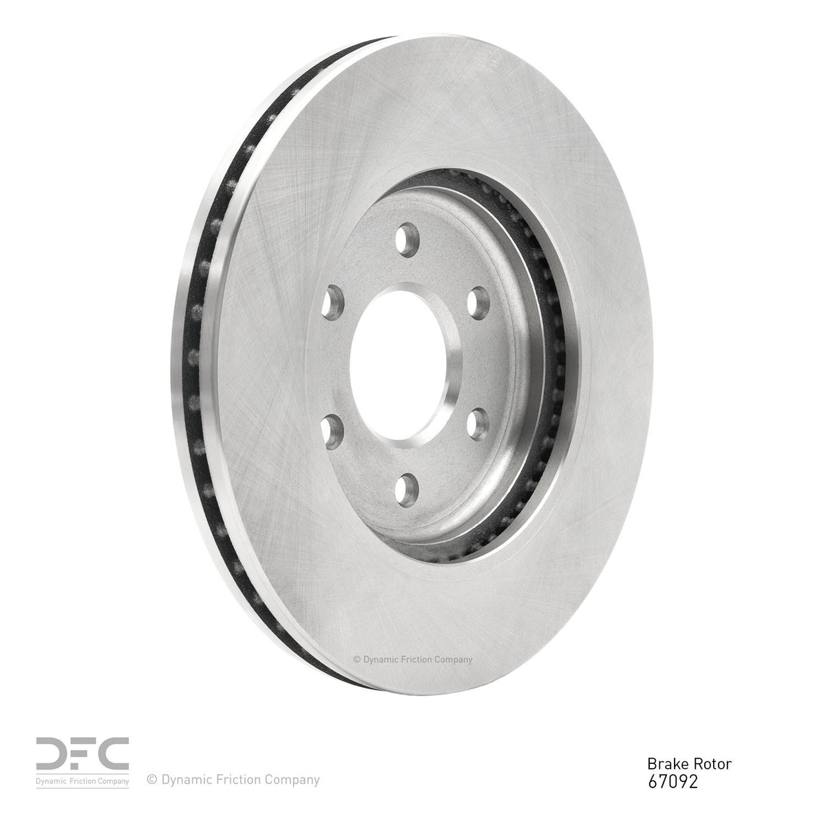Dynamic Friction Company Disc Brake Rotor 600-67092