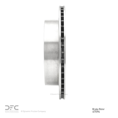 Dynamic Friction Company Disc Brake Rotor 600-67094