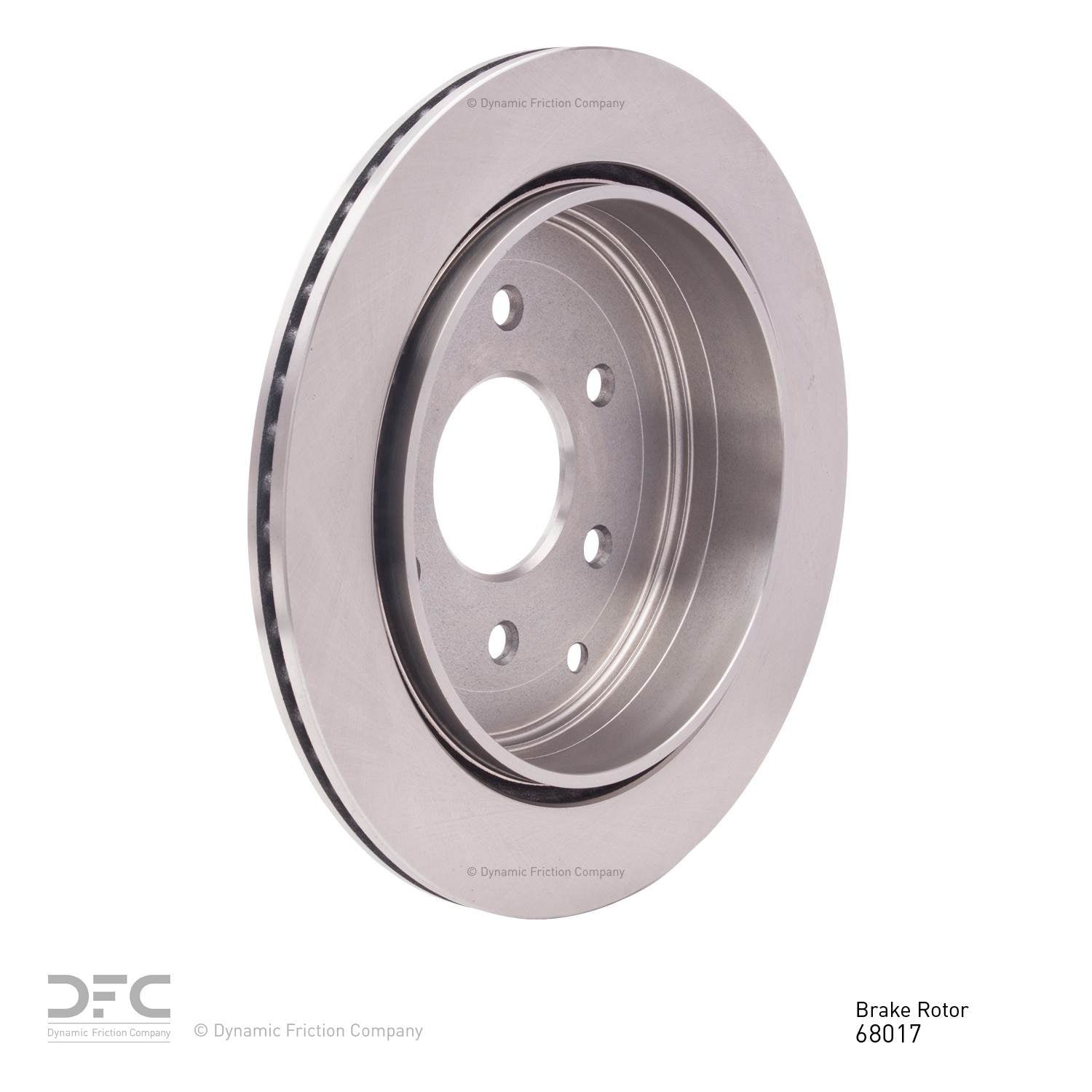 Dynamic Friction Company Disc Brake Rotor 600-68017