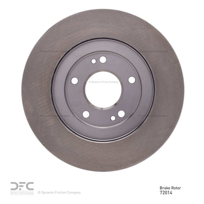 Dynamic Friction Company Disc Brake Rotor 600-72014