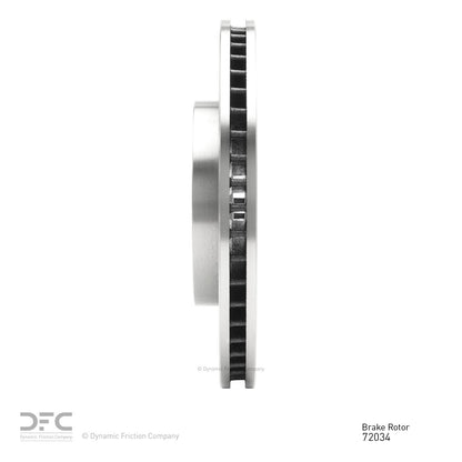 Dynamic Friction Company Disc Brake Rotor 600-72034